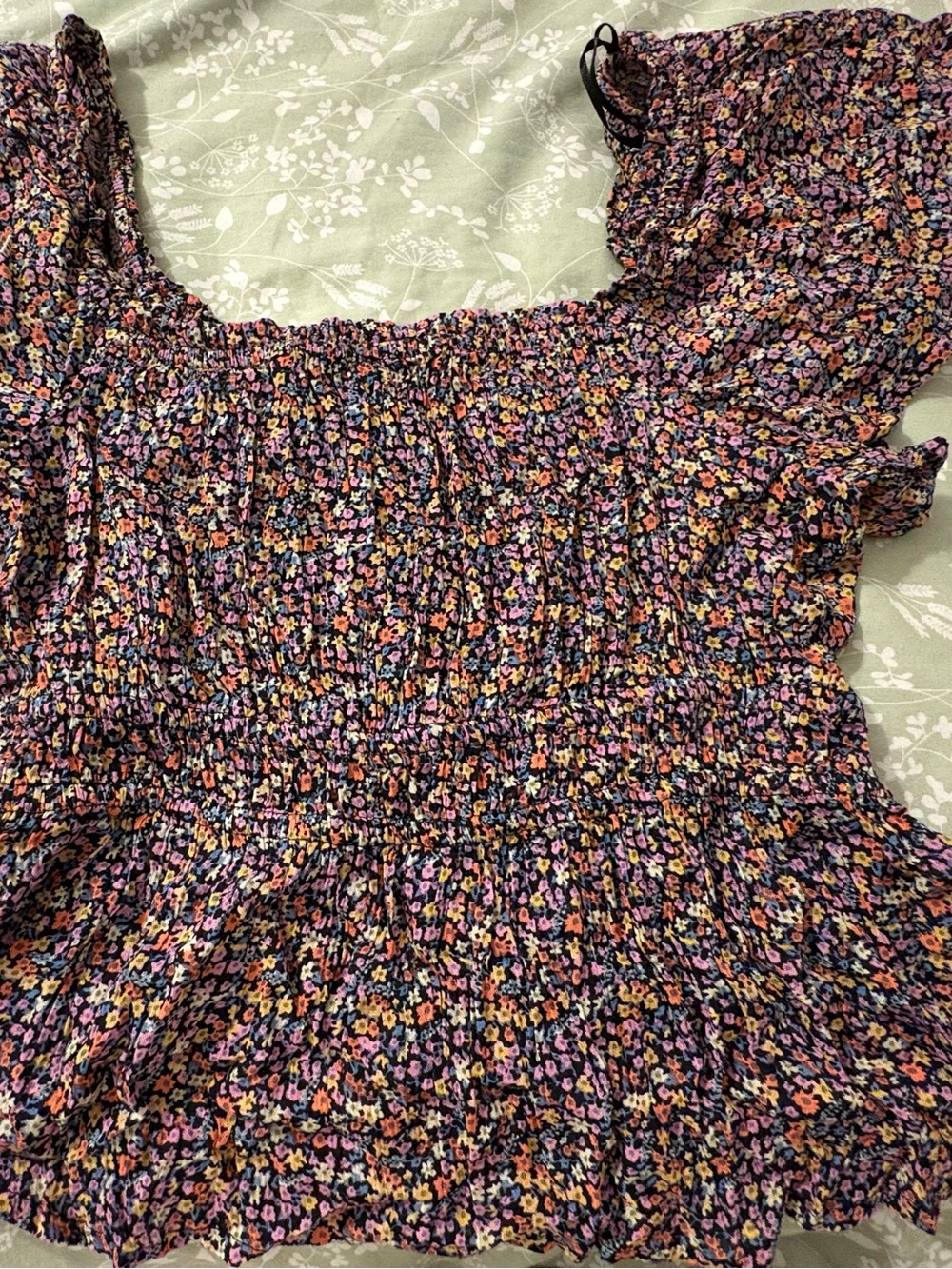Patrons of Peace Purple Multi Floral